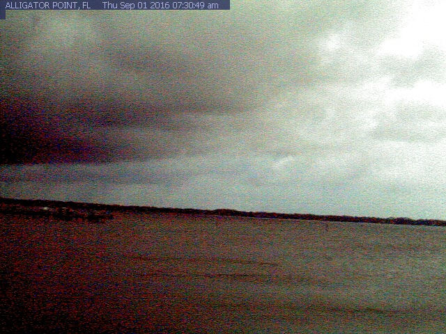 Alligator Point, FL Cam recording approach of Hermine (2016)