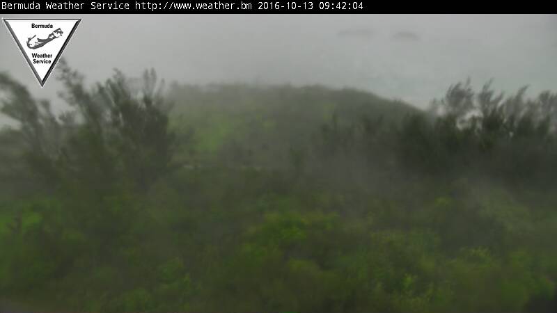 Bermuda Weather Service Webcam Recording of Nicole (2016) Approach