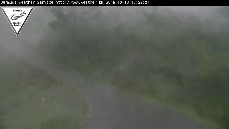 Bermuda Weather Service Webcam Recording of Nicole (2016) Approach