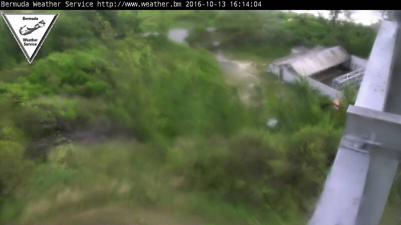 Bermuda Weather Service Webcam Recording of Nicole (2016) Approach