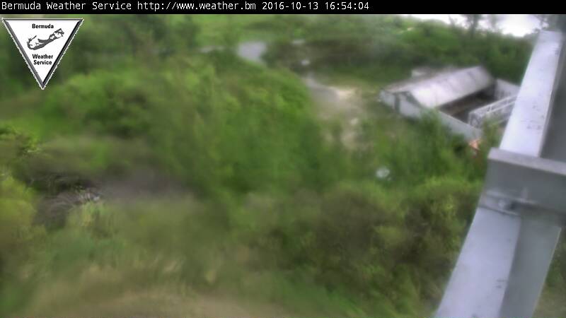 Bermuda Weather Service Webcam Recording of Nicole (2016) Approach