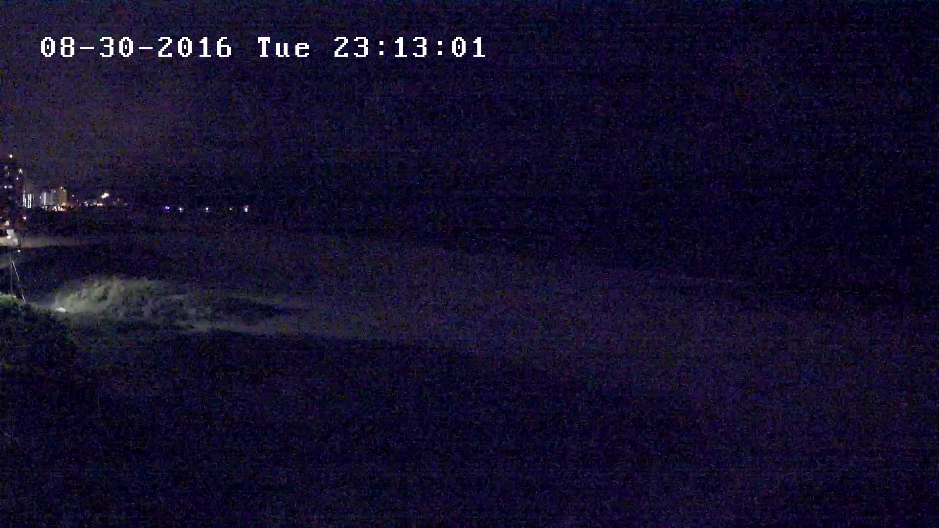Clearwater Beach Webcam recording approach of Hermine (2016)
