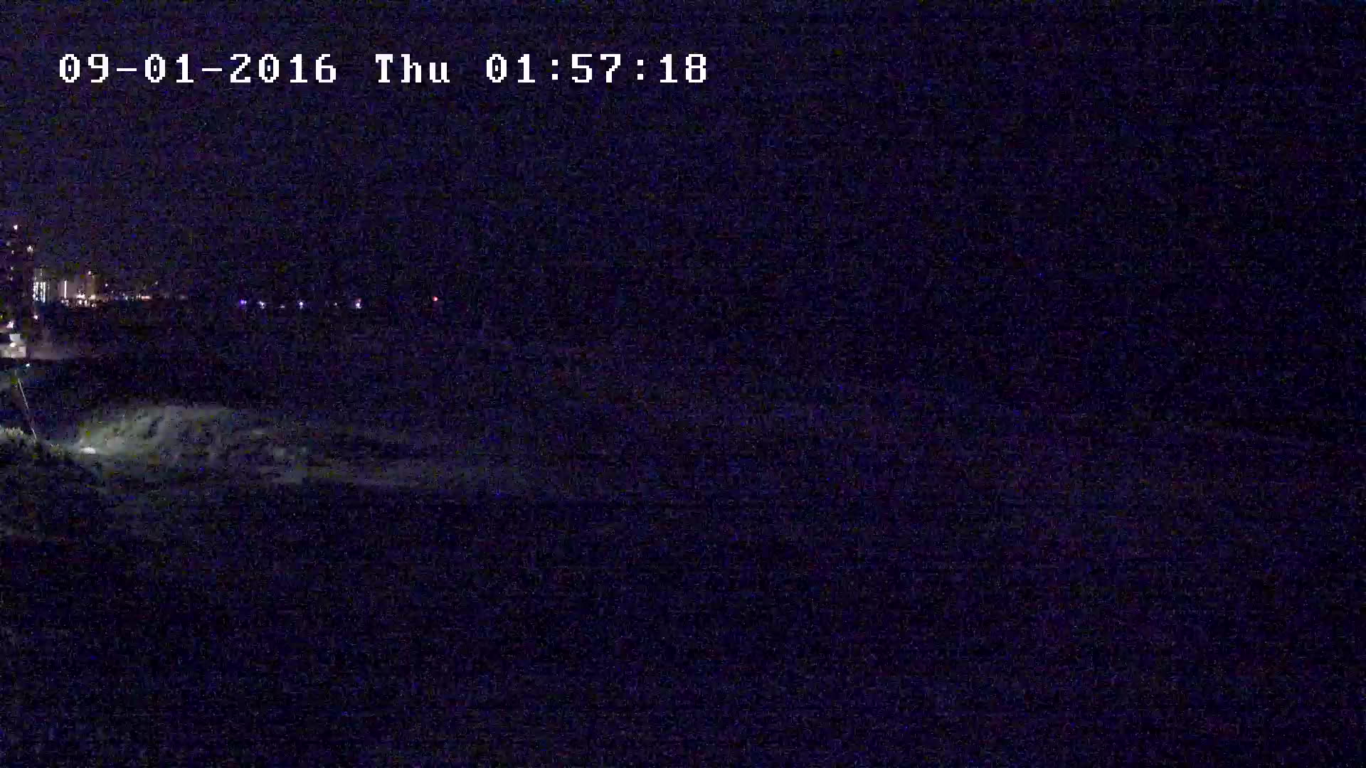Clearwater Beach Webcam recording approach of Hermine (2016)