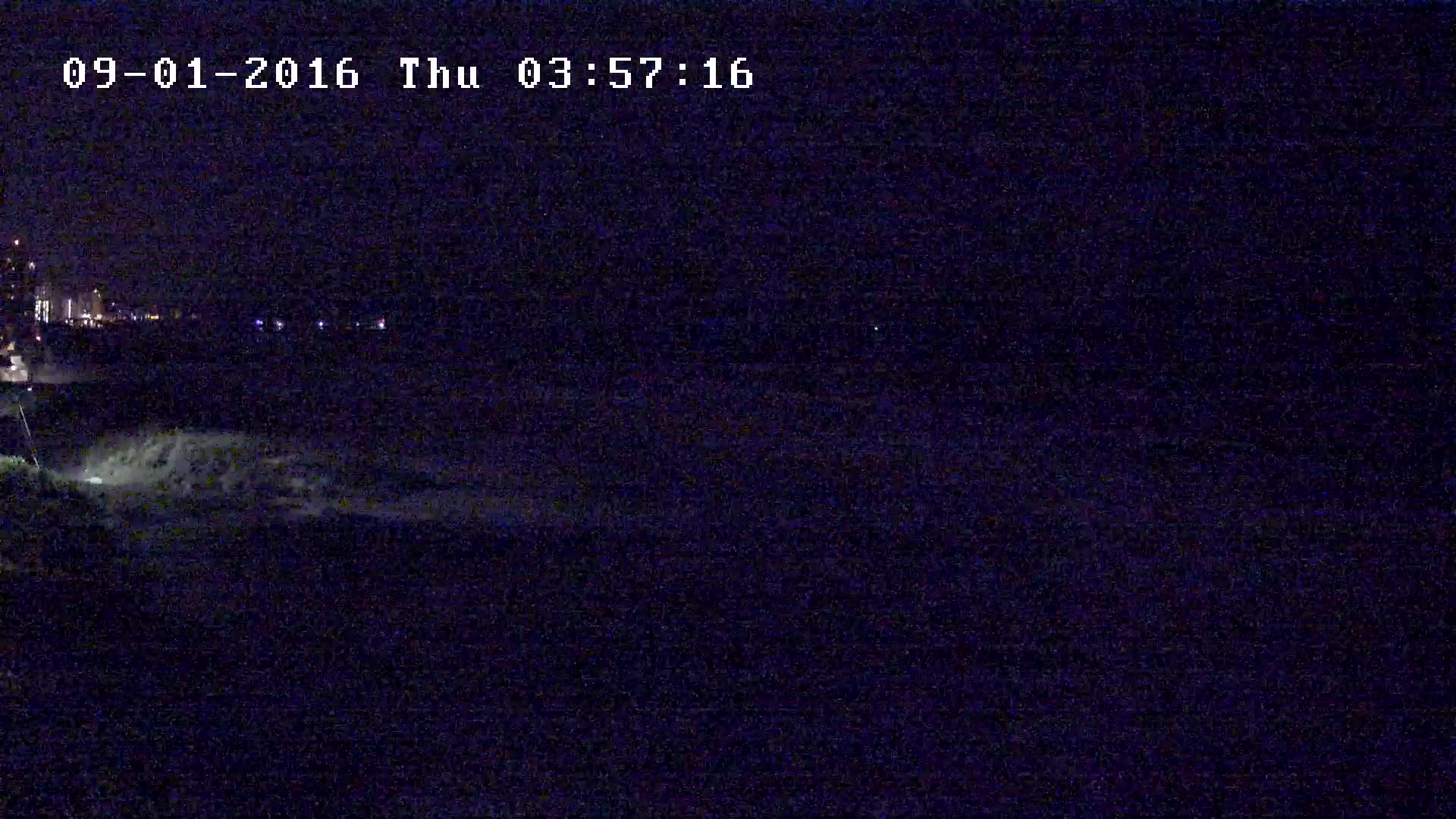Clearwater Beach Webcam recording approach of Hermine (2016)