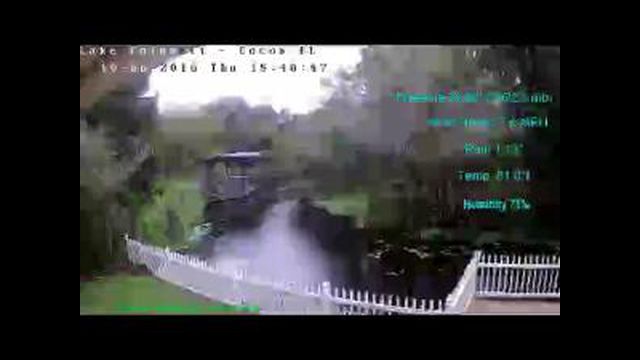 Flhurricane Cocoa Lake Poinsett Canal Cam (Matthew)