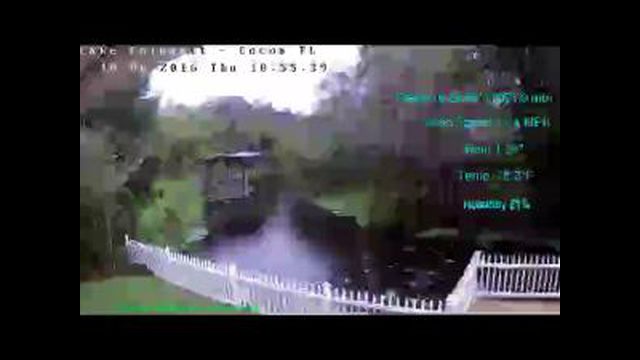 Flhurricane Cocoa Lake Poinsett Canal Cam (Matthew)