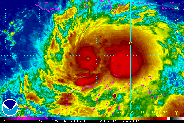 Floater Satellite Recording for Matthew (2016)