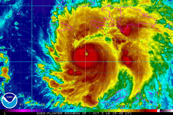 Floater Satellite Recording for Matthew (2016)