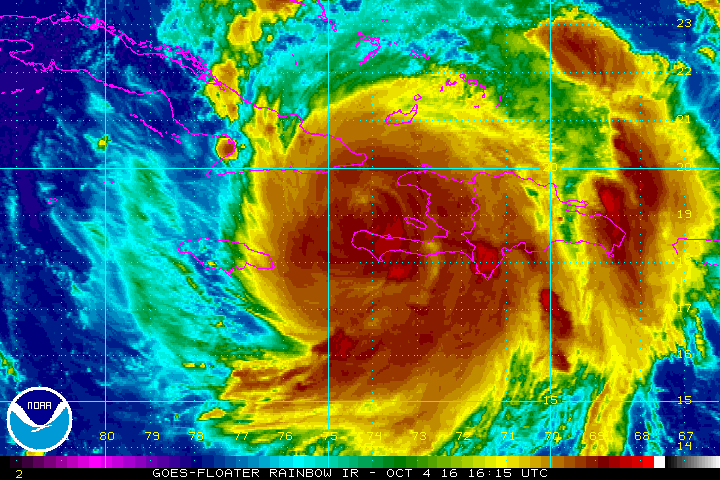 Floater Satellite Recording for Matthew (2016)