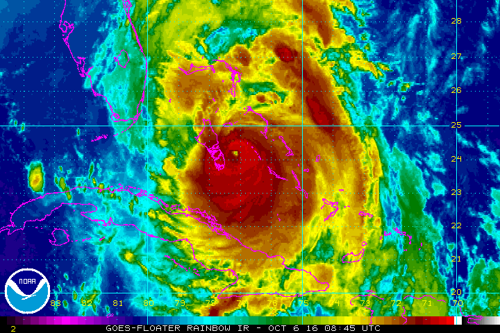 Floater Satellite Recording for Matthew (2016)