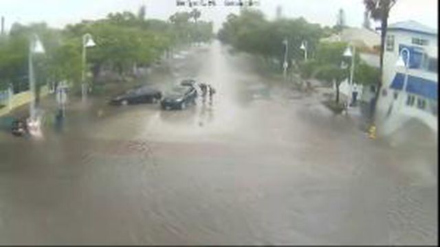 Downtown Gulfport, FL Webcam Recording Colin Approach (2016)