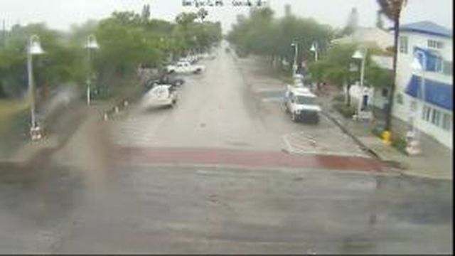 Downtown Gulfport, FL Webcam Recording Colin Approach (2016)