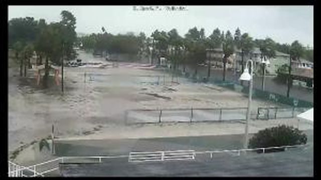 Gulfport, FL South Shore Blvd Volleyball Webcam Recording Colin Approach (2016)