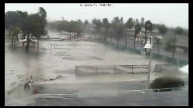 Gulfport, FL South Shore Blvd Volleyball Webcam Recording Colin Approach (2016)