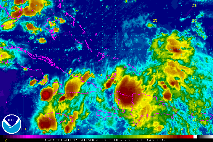 Floatring Recording for 99L (Aug 2016)