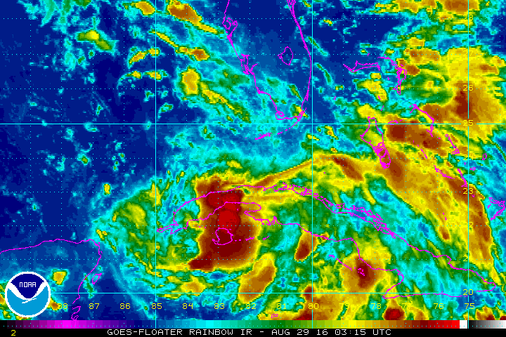 Floatring Recording for 99L (Aug 2016)