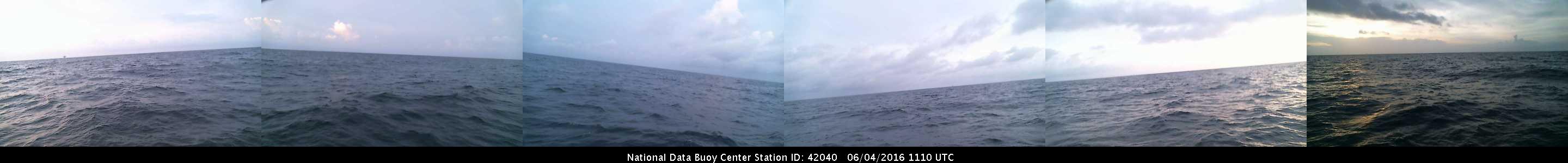 Buoy Camera off Yucaan for 93L (June 2016) 120 NM ESE of Cozumel, MX