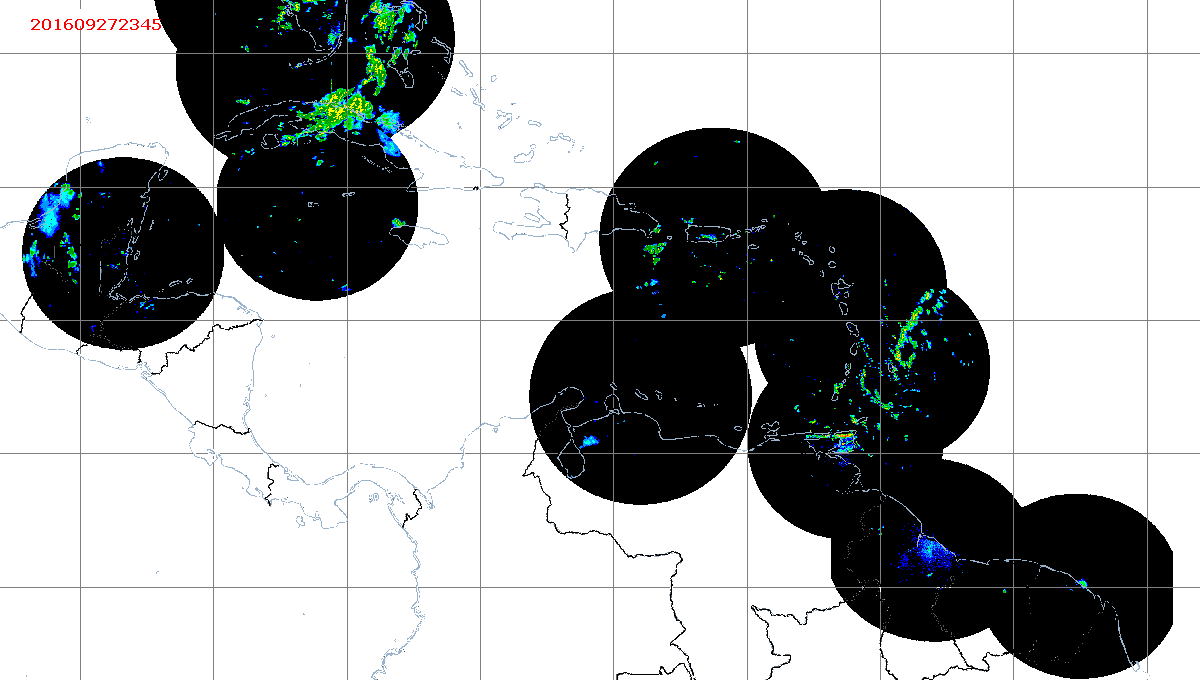 Barbados Weather Caribbean Radar Mosaic Animation for Matthew (2016)