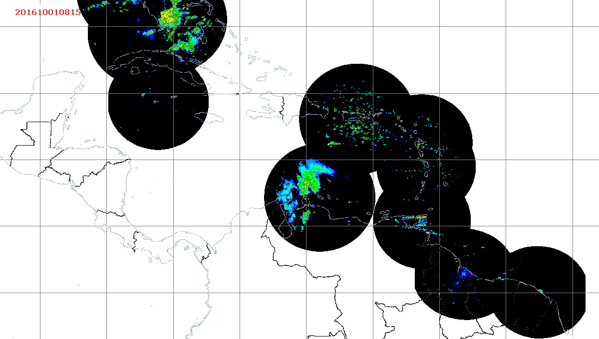 Barbados Weather Caribbean Radar Mosaic Animation for Matthew (2016)