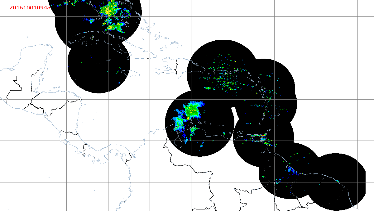 Barbados Weather Caribbean Radar Mosaic Animation for Matthew (2016)