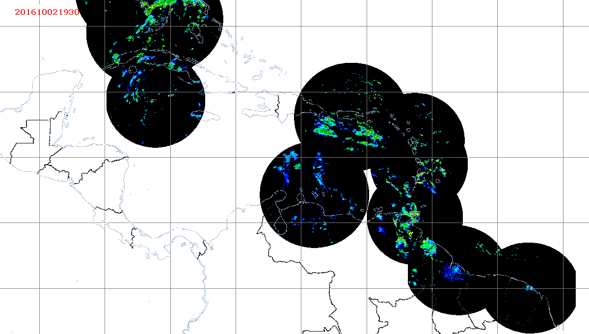 Barbados Weather Caribbean Radar Mosaic Animation for Matthew (2016)