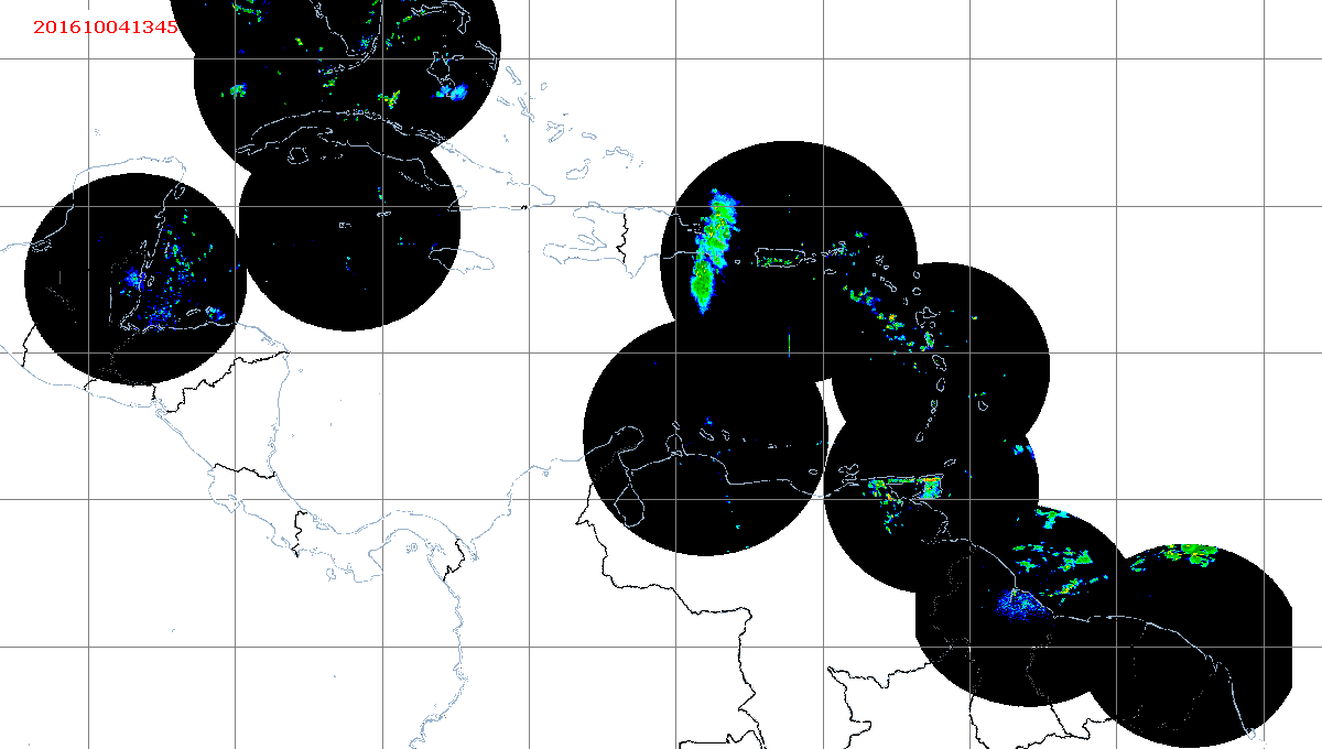 Barbados Weather Caribbean Radar Mosaic Animation for Matthew (2016)