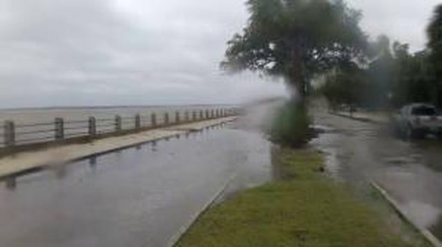 Hurricanetrack.com Mark Sudduth Charleston Battery Surge Cam (Matthew)