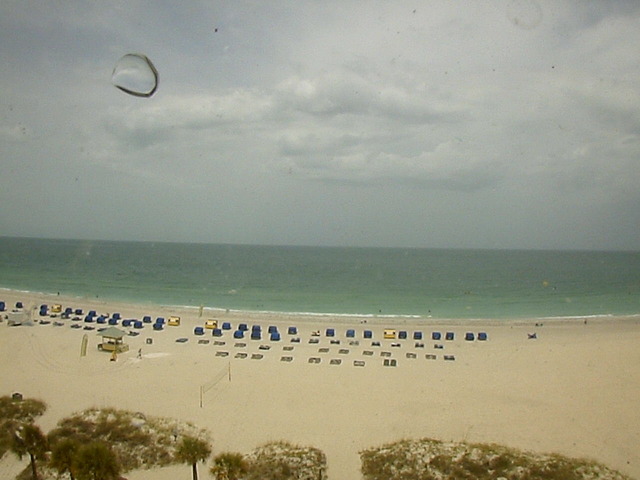 Sirata Resort Webcam St. Pete recording approach of Tropical Storm Colin (June 2016)