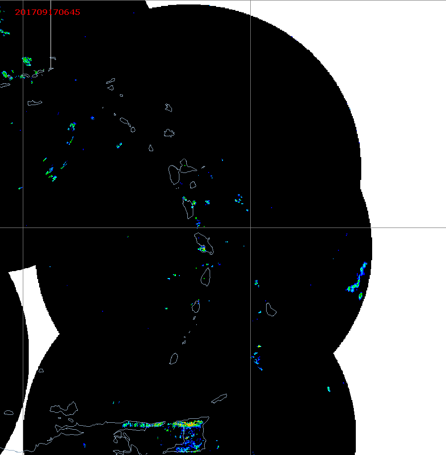 Barbados Weather E. Caribbean Radar Mosaic Animation for Maria (2017)