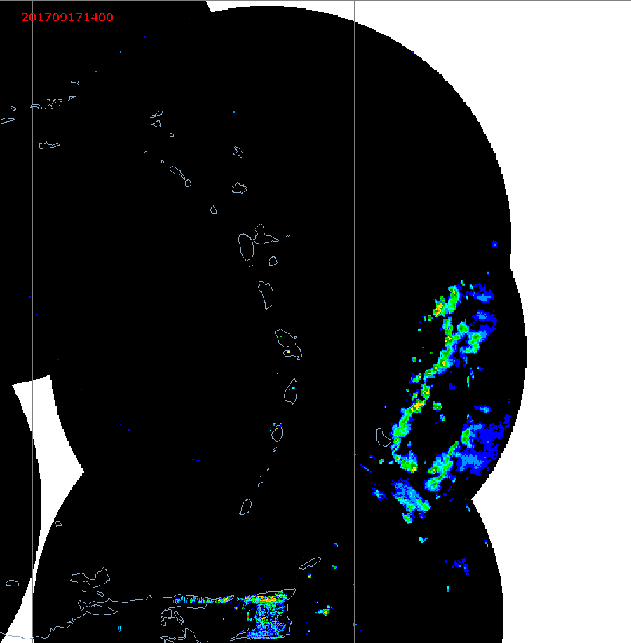 Barbados Weather E. Caribbean Radar Mosaic Animation for Maria (2017)