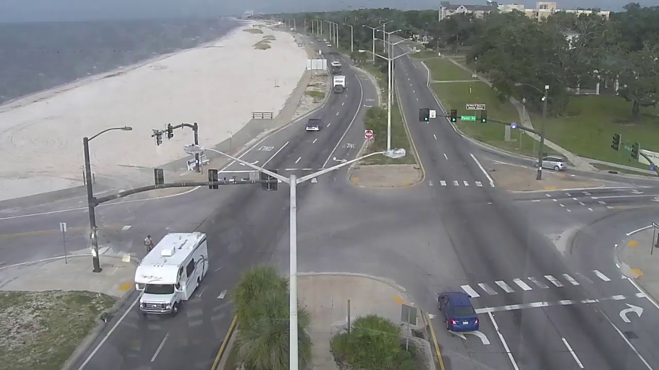 Biloxi Lighthouse Camera Recording of Nate (2017) Approach