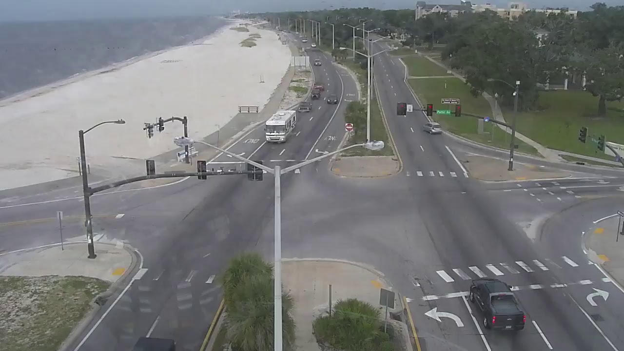 Biloxi Lighthouse Camera Recording of Nate (2017) Approach