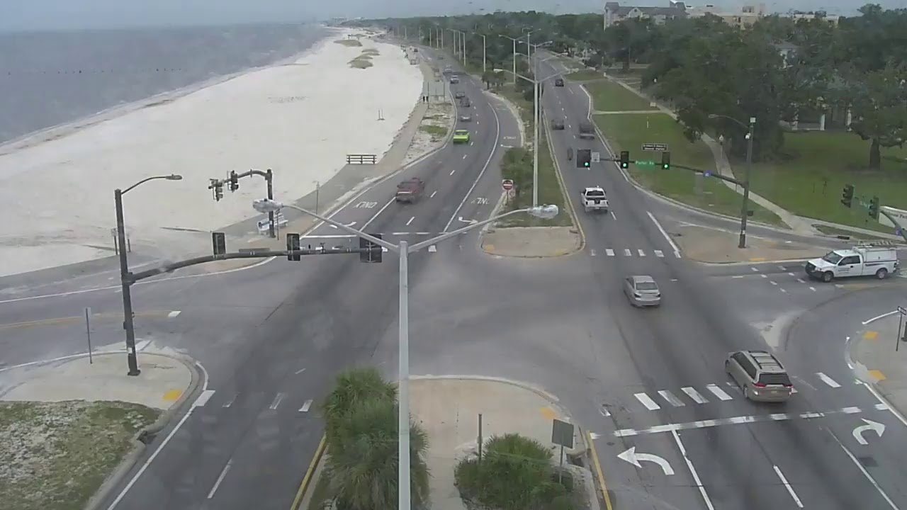 Biloxi Lighthouse Camera Recording of Nate (2017) Approach