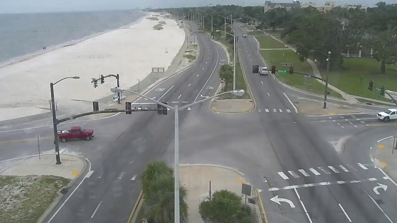 Biloxi Lighthouse Camera Recording of Nate (2017) Approach