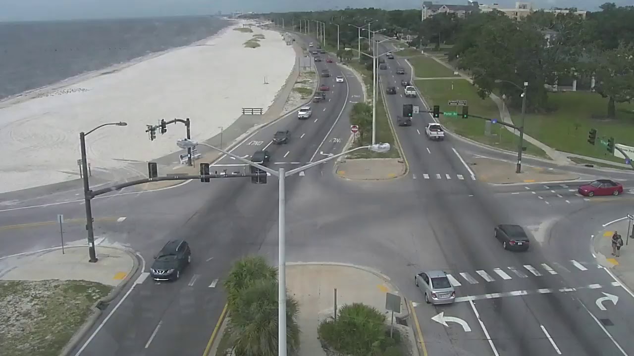 Biloxi Lighthouse Camera Recording of Nate (2017) Approach