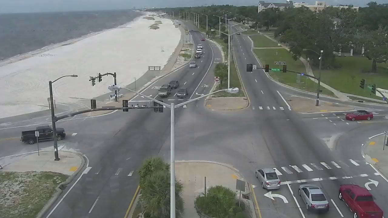 Biloxi Lighthouse Camera Recording of Nate (2017) Approach