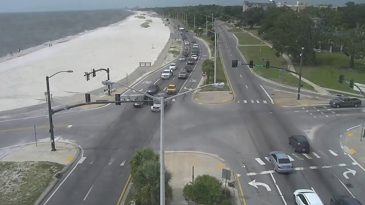 Biloxi Lighthouse Camera Recording of Nate (2017) Approach