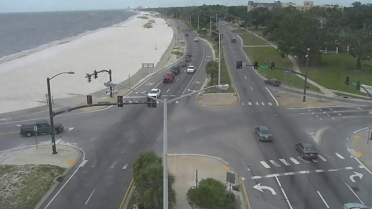 Biloxi Lighthouse Camera Recording of Nate (2017) Approach