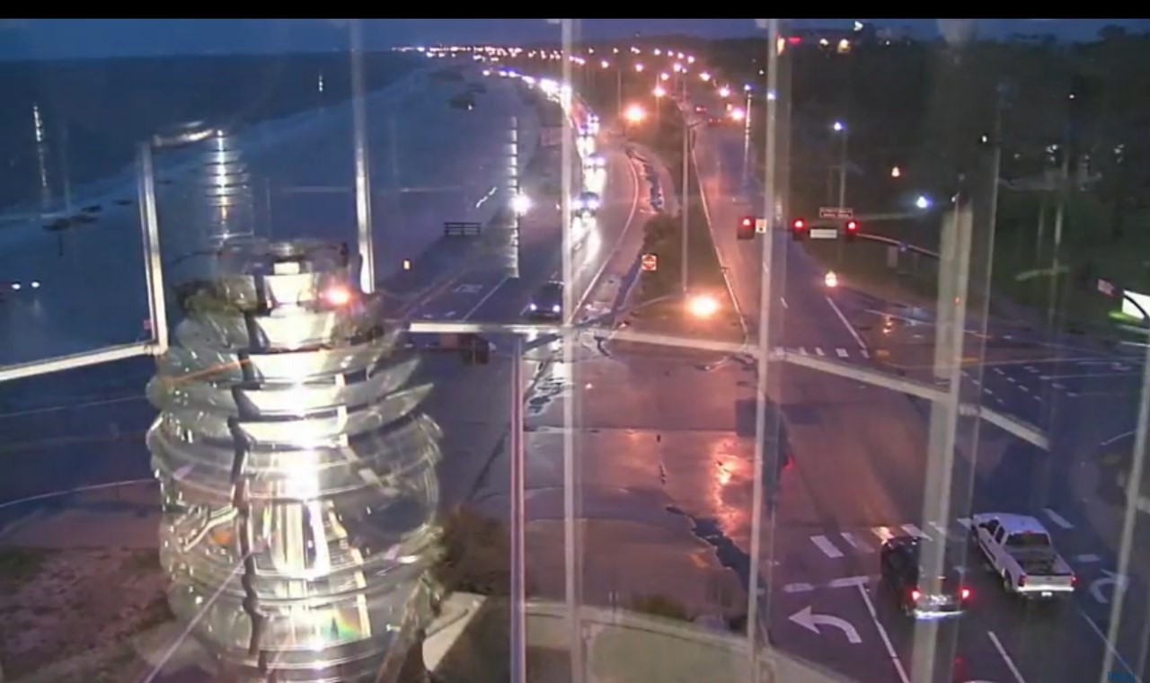 Biloxi Lighthouse Camera Recording of Cindy (2017) Approach
