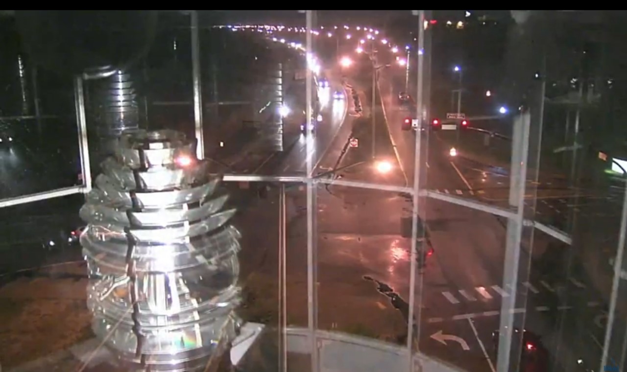 Biloxi Lighthouse Camera Recording of Cindy (2017) Approach