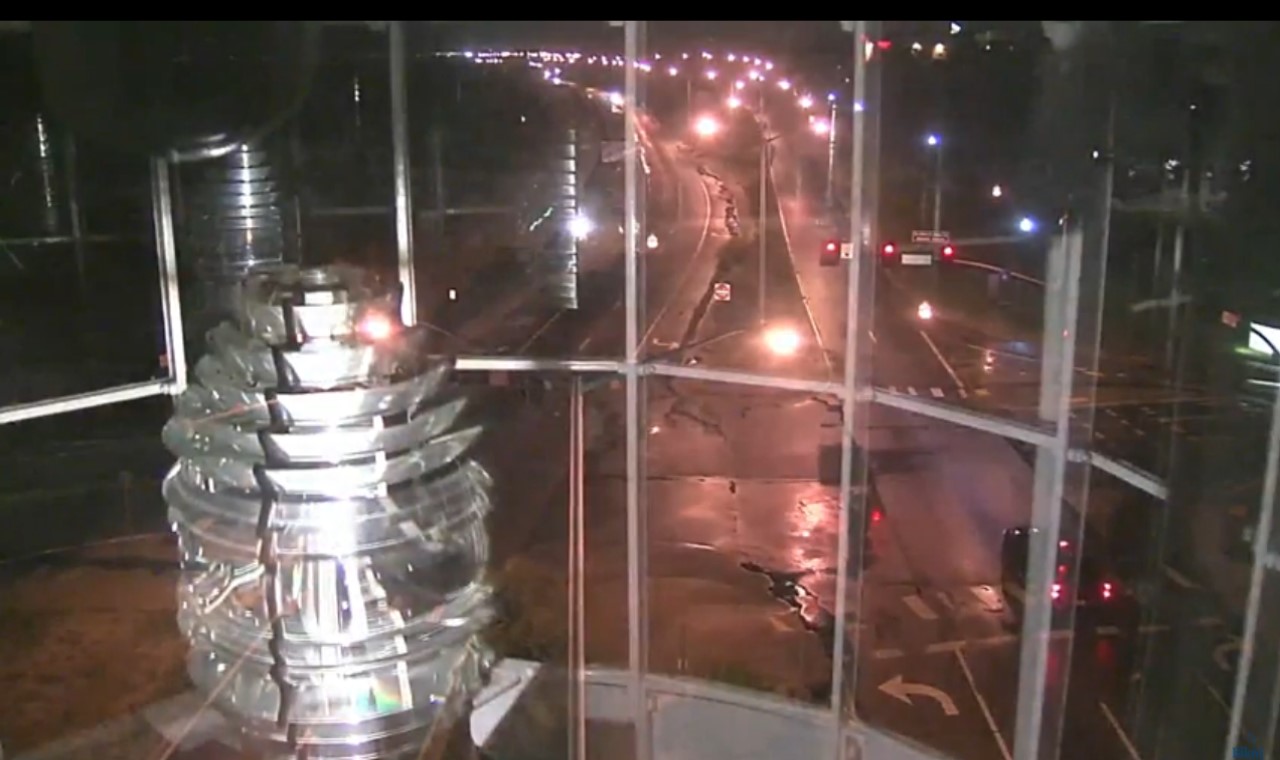 Biloxi Lighthouse Camera Recording of Cindy (2017) Approach