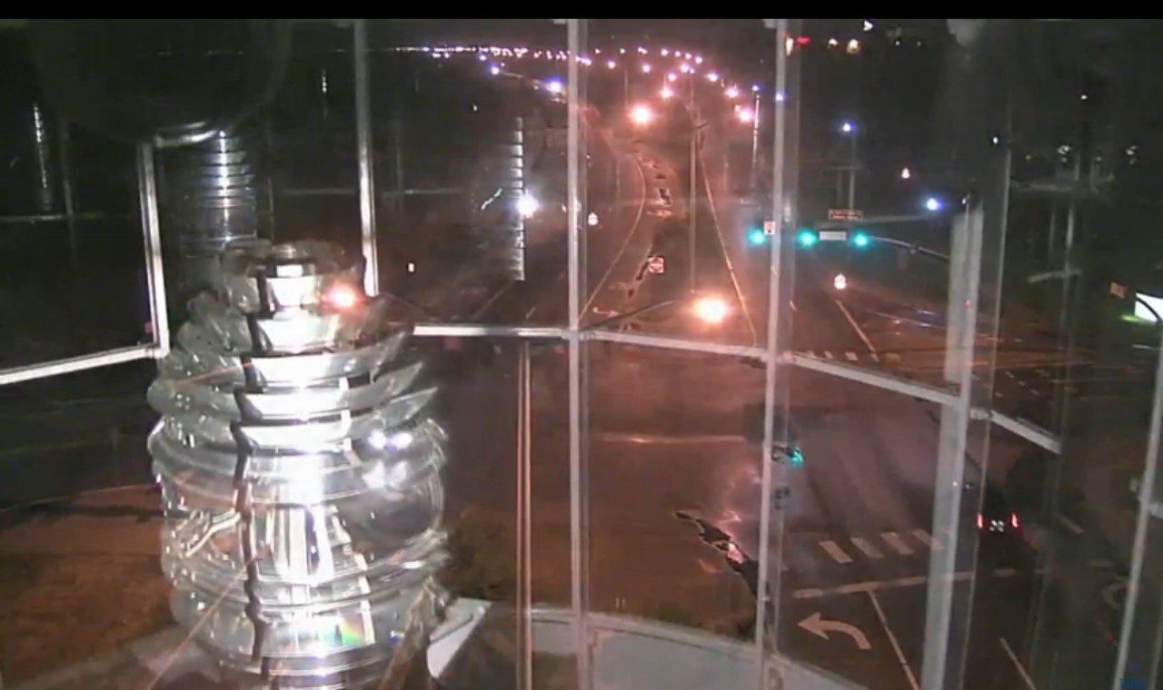 Biloxi Lighthouse Camera Recording of Cindy (2017) Approach