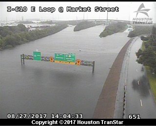 IH-610 East Loop at MARKET STREET (Harvey 2017)