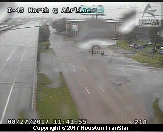IH-45 North at Airline (Harvey 2017)