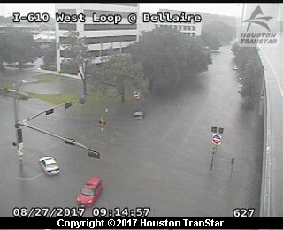IH-610 West Loop at BELLAIRE (Harvey 2017)