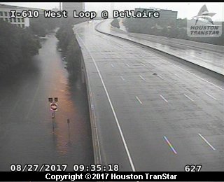 IH-610 West Loop at BELLAIRE (Harvey 2017)