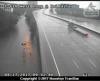 IH-610 West Loop at BELLAIRE (Harvey 2017)