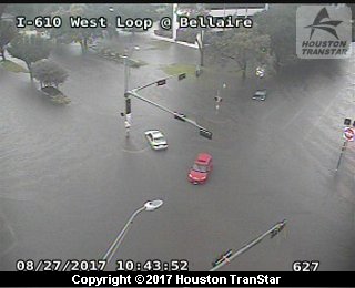 IH-610 West Loop at BELLAIRE (Harvey 2017)