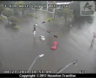 IH-610 West Loop at BELLAIRE (Harvey 2017)