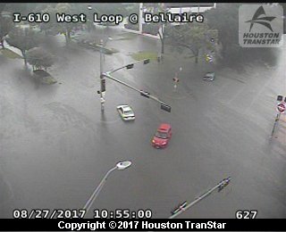 IH-610 West Loop at BELLAIRE (Harvey 2017)